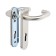 Lockland bar handles for fire castles, stainless steel