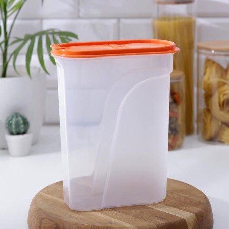 Capacity for bulk products, 2.4 liters, color mix
