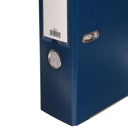 A4, 80 mm, Erichkrause "Business" folder, with arched mechanism, blue-4