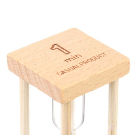 Sanding clock "Afrin", 1 minute, 8.5 x 4 cm, white sand-2