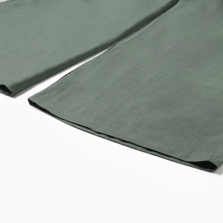 Women's pants minku: minku: safari color green, size 44-7