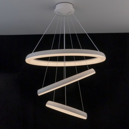 Suspended Citilux “Jupiter Smart” CL730A150S 75x75x40 cm, 3x56.7W, LED, white color-2
