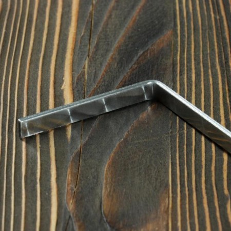 Uzbek poker with a wooden handle, with a pattern, 70*1 cm, full length 92 cm, steel 3 mm-1