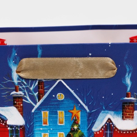 Gift, laminated, "holiday in the yard", 18 x 23 x 10 cm-3