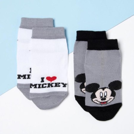 Set of socks Mickey Mouse, 2 pairs, 12-14 cm-1