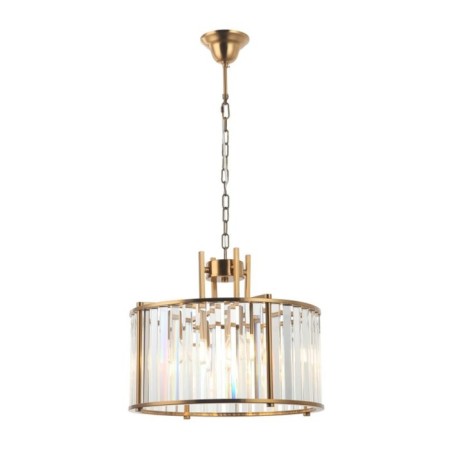Crystal Suspend Crystal 4XE14 40W, size 40x40x52-150 cm, bronze color-1