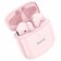 Hoco EW19, TWS headphones, wireless, inserts, BT 5.3, 25/300 mAh, pink