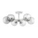Causte "Fernandanda" 6he27 40W Belo-chromovy 65x44x26 cm Bayerlux