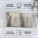 Organizer for storage, 2 sections, 22.5 × 13.5 × 12 cm, milk/transparent color