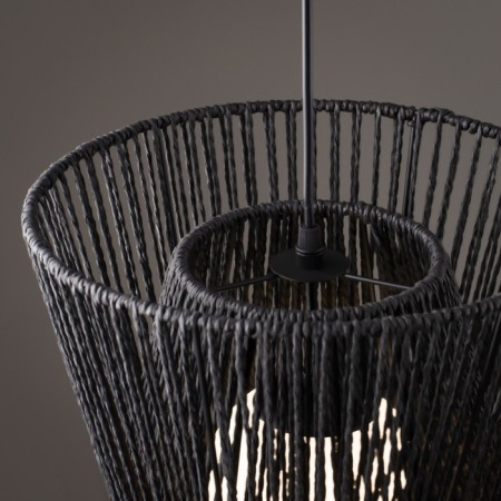 Suspended lamp Freya Fr5405PL-01B4 Cottage, 300x300x350 mm, E14, 1x40W, black color-2