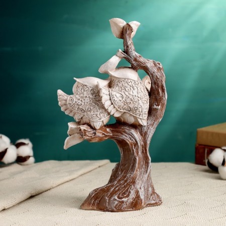 Figure "Owls on the branch" 23x15cm-2