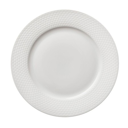 Dining plate Home Queen "White Lotus", D = 26.8 cm