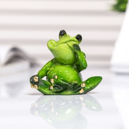 Souvenir Polystone Lac "Frog rest" MIX 3.5x6x5 cm-4