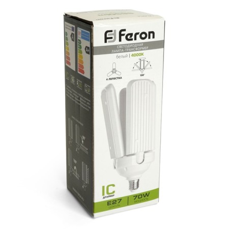 LED LED Feron, E27, 70 W, 175-265 V, white light-9