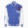 Male Bombber is formed, the color is bright blue, size 52 (2xl)