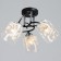 ARISA chandelier 3he27 40W Black 50x50x27 cm Bayerlux