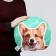 Corgi pillow