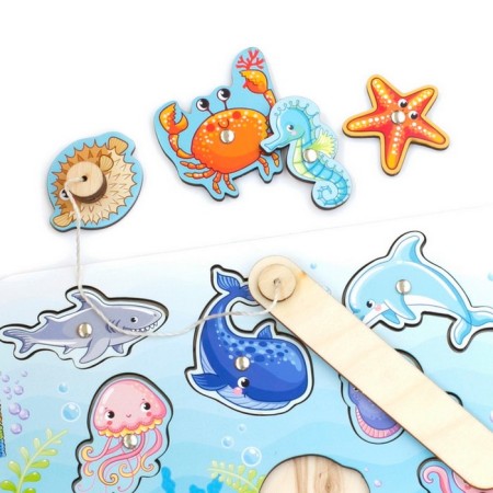 Magnetic fishing for children "sea"-3
