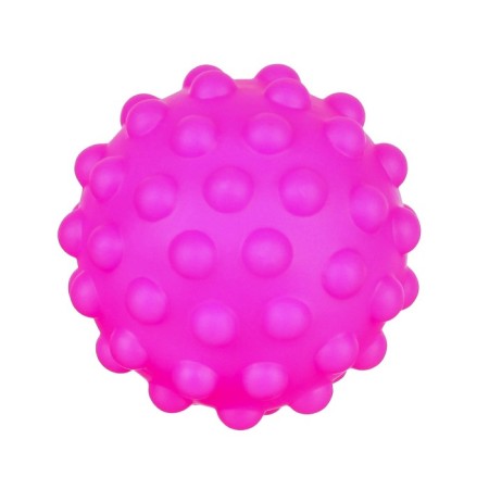 Gift set of developing tactile balls "Machine Santa Claus", 7 pcs, New Year's packaging, crumb I-5