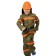 Fireman carnival costume: jacket, trousers, belt, helmet, p. 30–32, height 116–122 cm