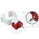 Drive Nipple, for poultry, with fastening on the pipe