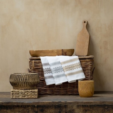 Set of towels "Leau", size 40x60 cm multicolor, 3 pcs