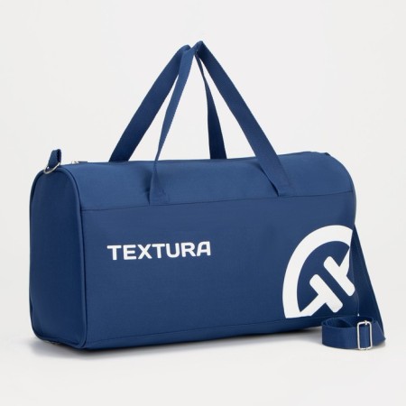 Sportivnaya bag on the zipper Textura, average size, blue color