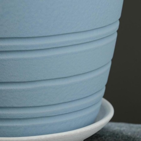 Flower pot 3 l prestige gray-blue No. 2-1