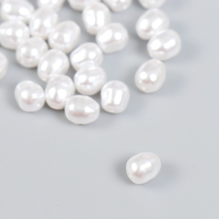 Beads for creativity Plastic "Buser Pearls of irregular shape" set of 30 pcs 0.6x0.6x0.6 cm