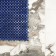 Coating carpet bristle without the base "grass", 40 × 53 cm, blue color