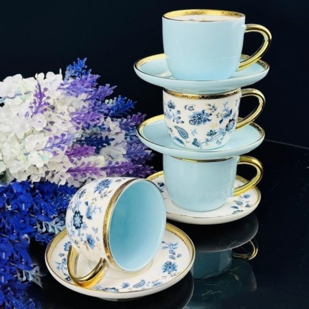 Lenardi coffee set, porcelain, 12 items