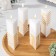 Set of candles "5 element", 5.3x4x15 cm, white