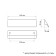Cappio RSC031 handle handle, m/o 128 mm, black color
