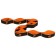 Sangh expander-tanker, elastic, with captures, 90x4 cm, orange color