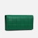 Women's wallet on magnets, green color