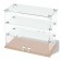 Desktop window, 2 shelves, 600 × 300 × 500, chipboard, glass color Book light