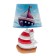 Lamp children's ceramics "Yacht" 35x20x20 cm MIX RISALUX