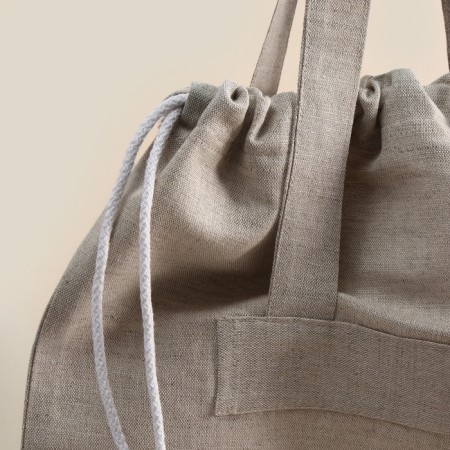 Bag SHOPPEN NECED SL HOME "Light Shopper" 53x45cm, 100% flax, 200g/m2-5