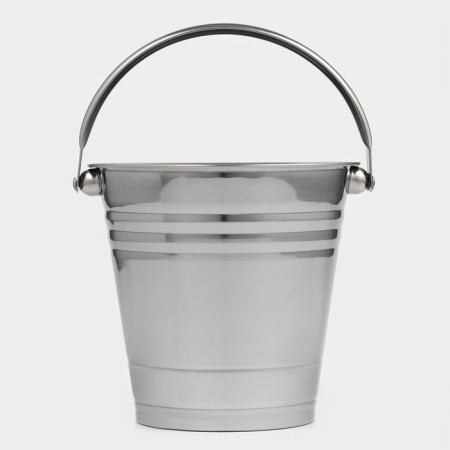 A stainless steel bucket "Classic", 17 × 16 × 15 cm