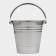 A stainless steel bucket "Classic", 17 × 16 × 15 cm