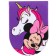 A postcard with magnetic bookmarks "The sweetest!" Unicorn, Minnie Mouse, 8 pcs.