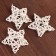 Decor for creativity from the vine "Star" set of 3 pcs., Size 1 pc. - 6.5 cm, natural color
