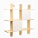Shelf hinged riff, 90x22x90, pine array