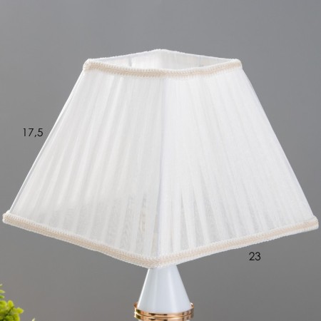 Chatter desk lamp E27 40W white-gold 23x23x41 cm Risalux-2