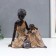 Souvenir Polystone "Mom with a child. Africa" ​​19x18 cm