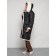 Coat insulated winter female, size 44, black color