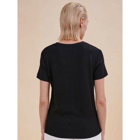 Female T -shirt, size XL, black color-2