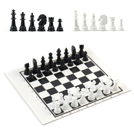 Board game 2 in 1 "must think": checkers, chess-2