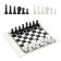 Board game 2 in 1 "must think": checkers, chess