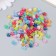 Beads for creativity plastic "Flower. Multi-colored mother of pearl" NR 20 g 0.7x0.7x0.4 cm